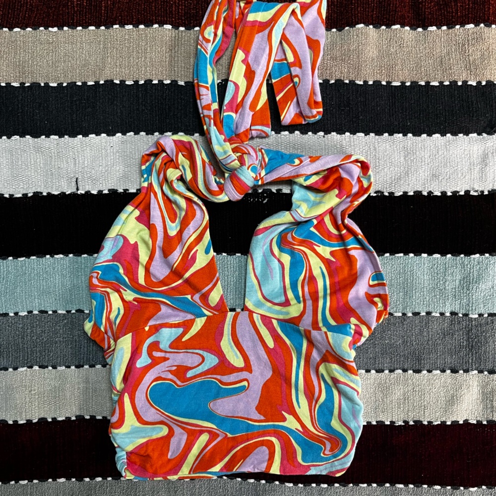 Pacsun Psychedelic Halter Top - image 1